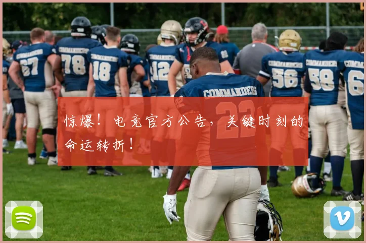 惊爆！电竞官方公告，关键时刻的命运转折！